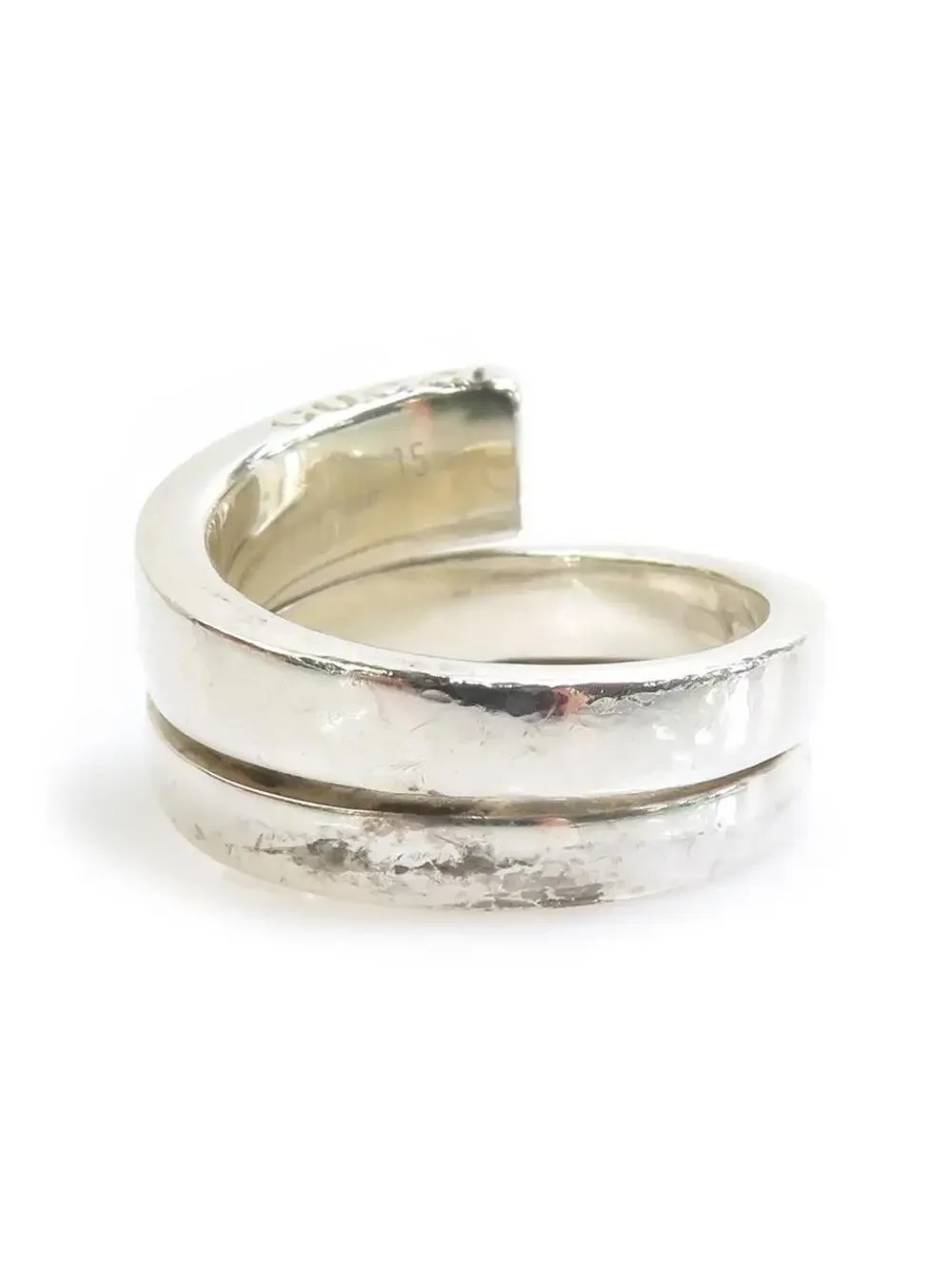 Auth Gucci G Logo Ring Silver - #307807G97B